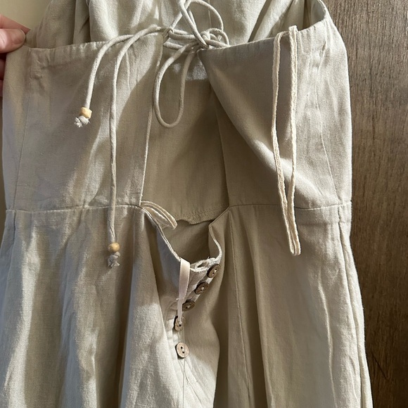 NWT Free People Size S- Francesca midi dress in ivory - Picture 8 of 11